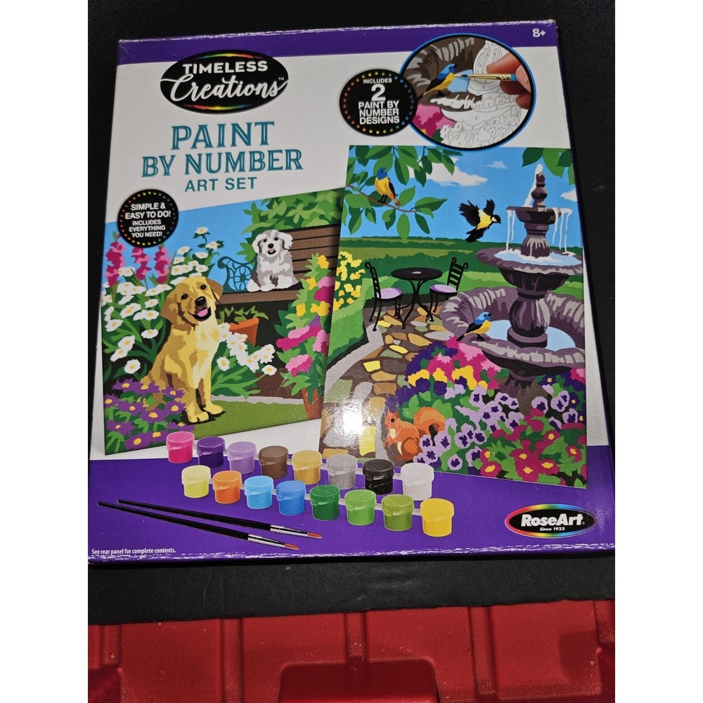Timeless Creations Paint By Number Art Set New